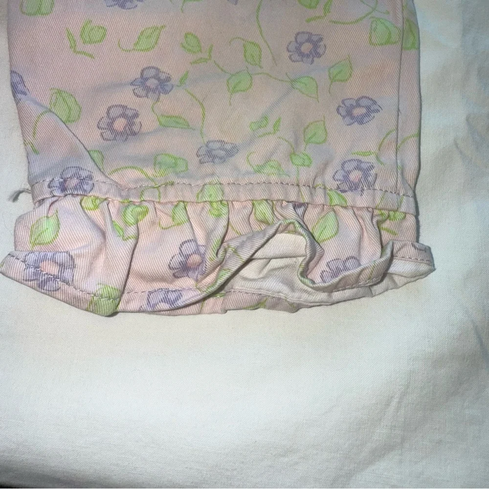 Y2K VTG Winnie the Pooh & Piglet Pants Set Embroidered Floral Ruffle 18 Month